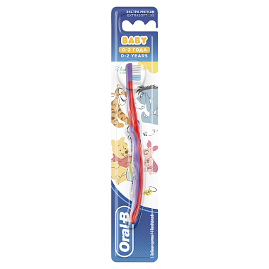 Купить Oral-B Baby зубная щетка для детей 0-2 года мягкая