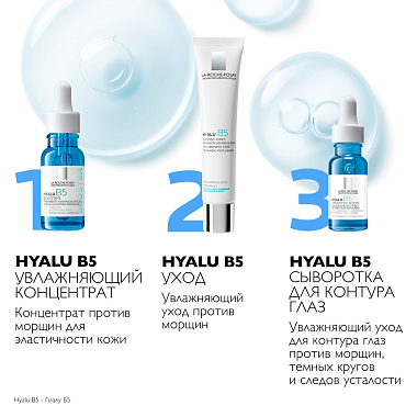 Купить La Roche-Posay Hyalu B5 15 мл сыворотка-концентрат увлажняющая против морщин для лица и кожи вокруг глаз