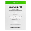Купить Биосулин H 100 МЕ/мл 3 мл 5 шт суспензия для подкожного введения картридж + шприц-ручка 