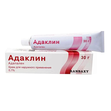 Купить Адаклин 0,1 % 30 г крем для наружного применение