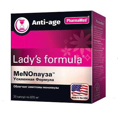 Купить Lady's formula Менопауза Усиленная Формула 30 шт капсулы