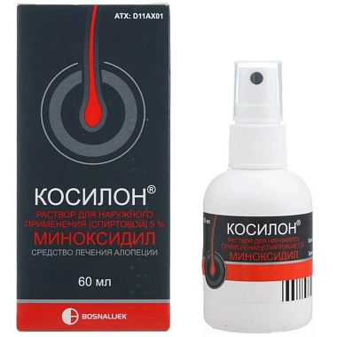Купить Косилон раствор наруж 5% 60мл