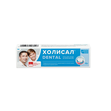 Купить Холисал Dental 15 г гель стоматологический для ухода за полостью рта