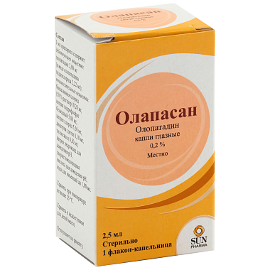 Купить Олапасан капли глазн 0,2% фл-кап 2,5мл