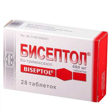 Купить Бисептол таблетки 480мг №28