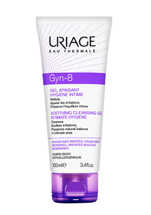 Купить Uriage Gyn-8 100 мл гель для интимной гигиены успокаивающий