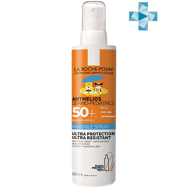 Купить La Roche-Posay Anthelios DP спрей 200мл SPF 50+ невидимый (детский)