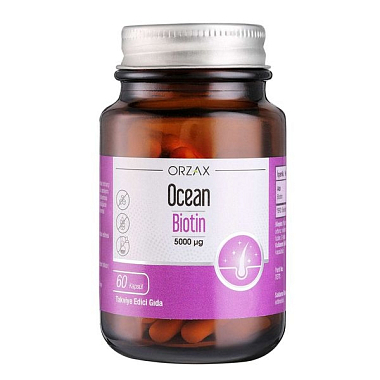 Купить Orzax Биотин 500 мг 60 шт капсулы