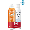 Купить Vichy набор Capital Soleil Детский спрей-вуаль антипесок с очень высокой защитой UVB + UVA SPF 50+ 200мл + вода термальная 150мл