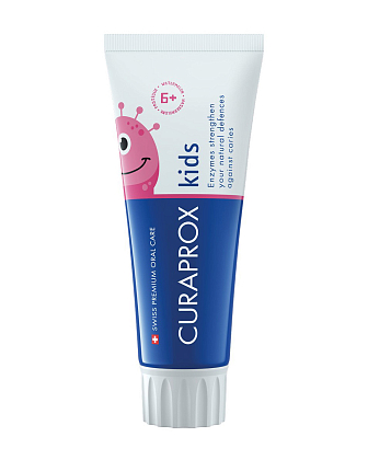 Купить Curaprox Kids 1450 ppm 60 мл паста зубная арбуз