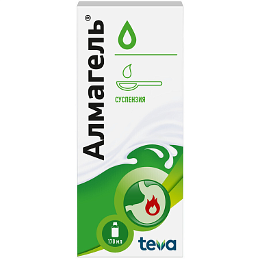 Купить Алмагель 170 мл флакон суспензии для внутреннего применения