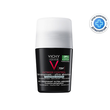Купить Vichy Homme 50 мл дезодорант-антиперспирант против избыточного потоотделения 72 ч