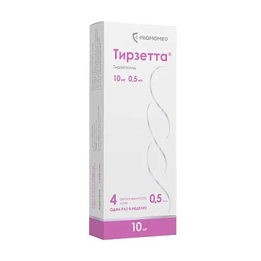 Купить Тирзетта 10 мг 0,5 мл 4 шт раствор для подкожного введения шприцы в автоинжекторах