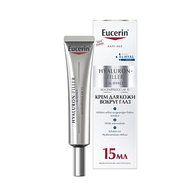 Купить Eucerin Hyaluron-Filler 15мл крем для ухода за кожей вокруг глаз