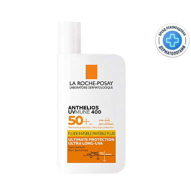 Купить La Roche-Posay Anthelios Uvmune SPF 50+ 50 мл флюид для лица