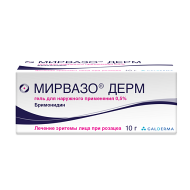 Купить Мирвазо Дерм гель для наружного применения 0,5% 10г