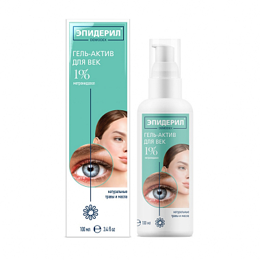 Купить Эпидерил Demodex 100 мл гель-актив для век