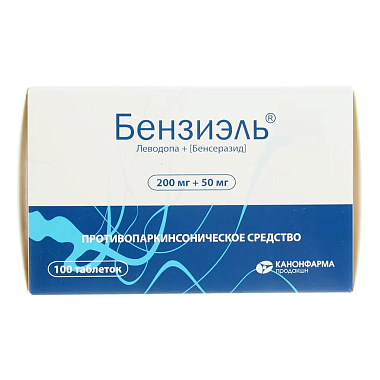Купить Бензиэль таб 200мг+50мг №100