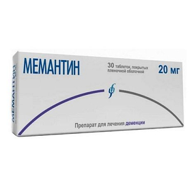 Купить Мемантин таб ппо 20мг №30