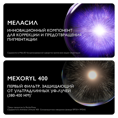Купить La Roche-Posay Мела В3 набор сыворотка 30 мл + солнцезащитный флюид SPF 50+ 15 мл