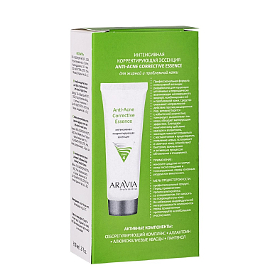 Купить Aravia Professional Anti-Acne Corrective Essence 50 мл интенсивная корректирующая эссенция для жирной и проблемной кожи