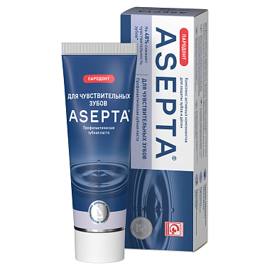Купить Asepta 75 мл паста зубная для чувствительных зубов