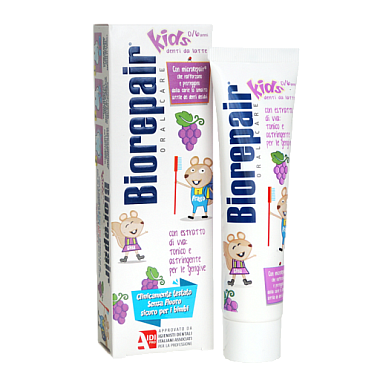 Купить Biorepair Kids 50 мл паста зубная для детей виноград 0+