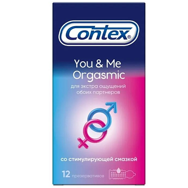 Купить Contex You&Me Orgasmic 12 шт презервативы