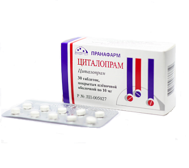 Купить Циталопрам таблетки ппо 10мг №30