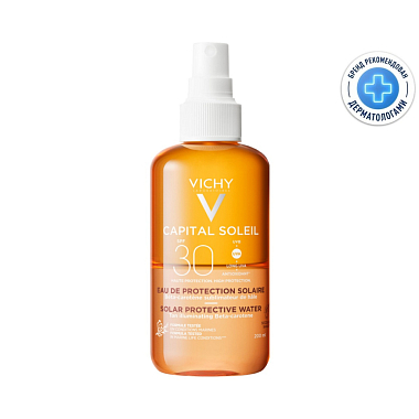 Купить Vichy Capital Soleil SPF 30 200 мл спрей-активатор загара двухфазный солнцезащитный