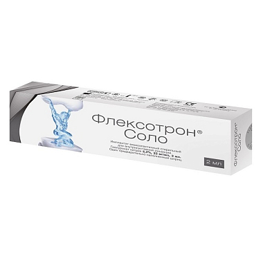 Купить Флексотрон Соло 22 мг/мл 2 мл 1 шт имплантат вязкоэластичный стерильный для внутрисуставной инъекции шприц