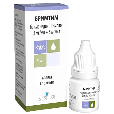 Купить Бримтим 5 мл капли глазные флакон-капельница