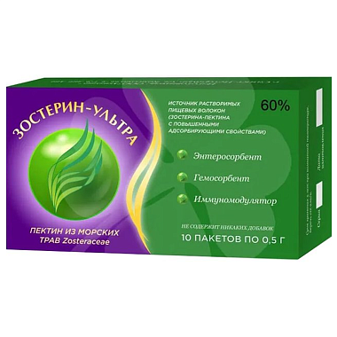 Купить Зостерин Ультра 60 0,5 г 10 шт порошок
