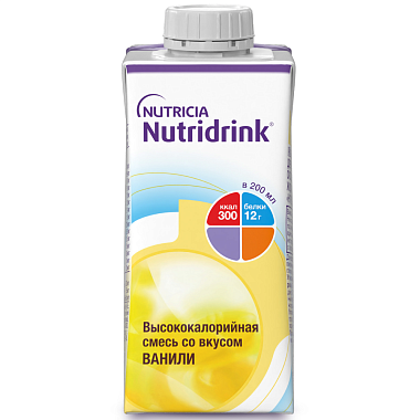 Купить Нутридринк 200 мл напиток для энтерального питания ваниль