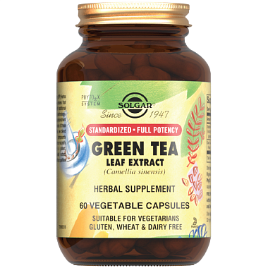 Купить Solgar Экстракт листьев зеленого чая 60 шт капсулы