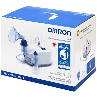 Купить Omron С25 (NE-C102-RU) ингалятор компрессорный (небулайзер)