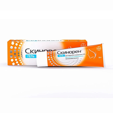 Купить Скинорен гель д/наружн примен 15% 50г
