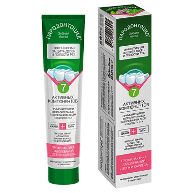 Купить Пародонтоцид 50 мл паста зубная мята и шалфей