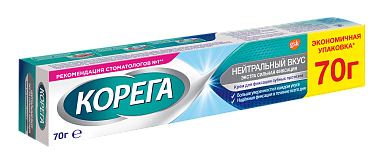 Купить Корега 70 г крем для фиксации зубных протезов нейтральный вкус