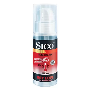 Купить Sico hot love гель-смазка 100мл согревающий