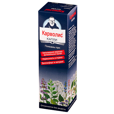 Купить Кармолис 40 мл капли для приема внутрь