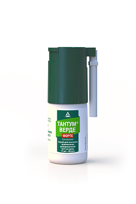 Купить Тантум Верде Форте 15 мл 88 доз спрей 