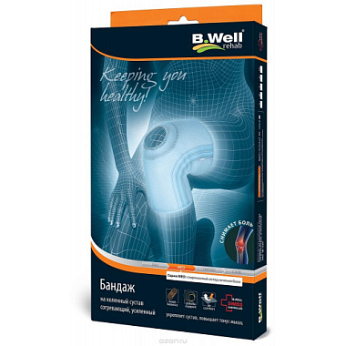 Купить W-3314 бандаж на коленный сустав серый размер M