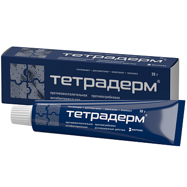 Купить Тетрадерм 30 г крем для наружного применения