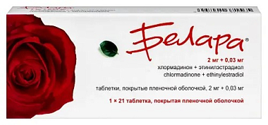 Купить Белара 21 шт таблетки покрытые пленочной оболочкой