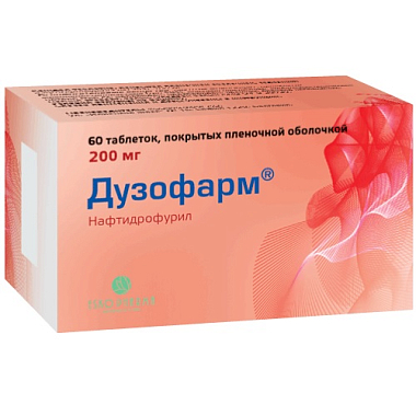 Купить Дузофарм 200 мг 60 шт таблетки покрытые пленочной оболочкой