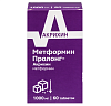 Купить Метформин Пролонг-Акрихин 1000 мг 60 шт таблетки покрытые пленочной оболочкой пролонгированного действия