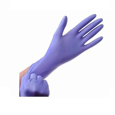 Купить SFM 1 шт перчатки нитриловые смотровые нестерильные неопудренные размер L фиолетовый