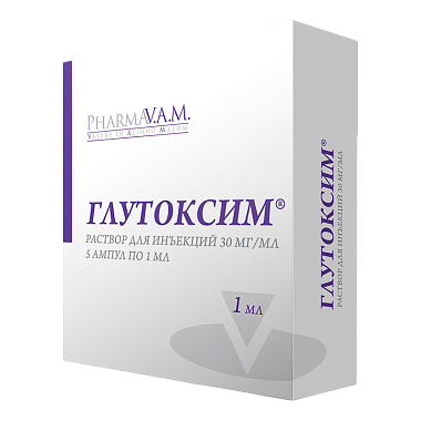 Купить Глутоксим р-р д/ин 30мг/мл 1мл №5
