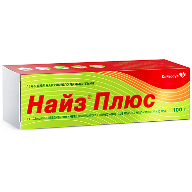 Купить Найз Плюс 100 г туба гель для наружного применения